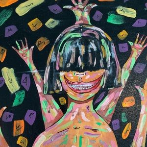 Painting. Retro abstract